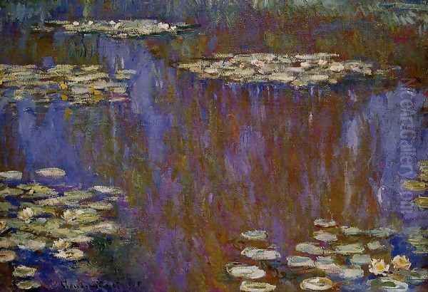 Water-Lilies XII Oil Painting by Claude Oscar Monet