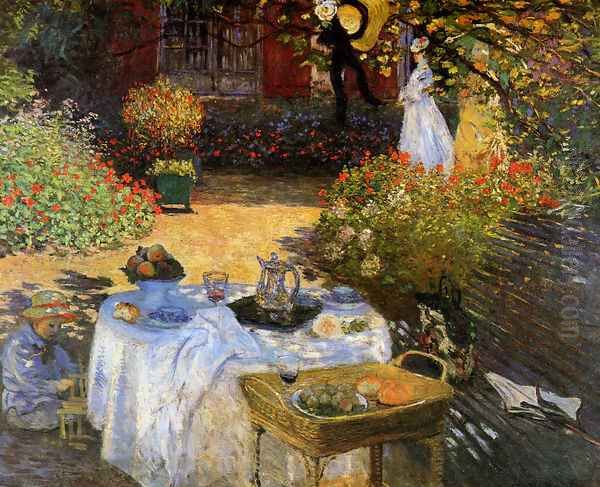 The Afternoon Meal Oil Painting by Claude Oscar Monet