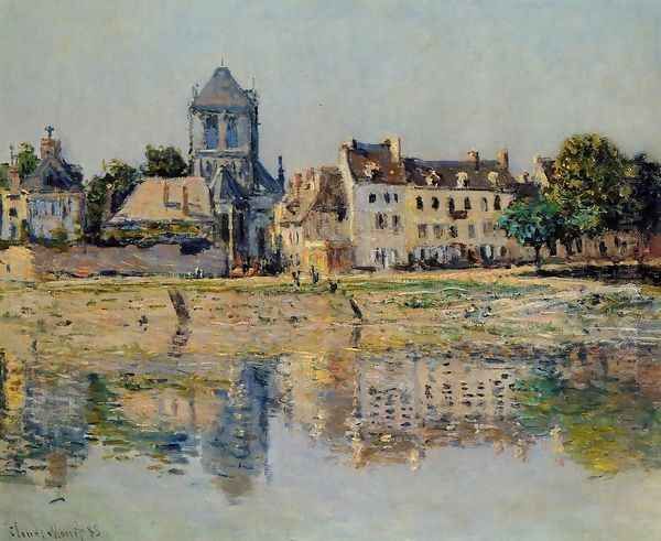 By the River at Vernon Oil Painting by Claude Oscar Monet