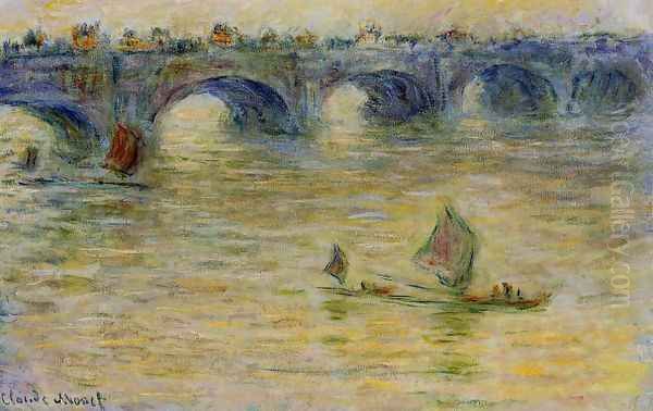 Waterloo Bridge II Oil Painting by Claude Oscar Monet