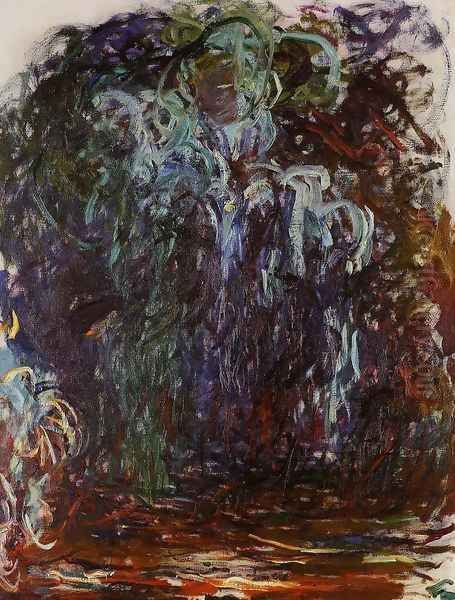 Weeping Willow VII Oil Painting by Claude Oscar Monet