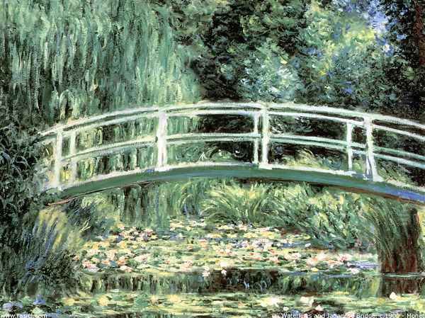 The bridge Oil Painting by Claude Oscar Monet