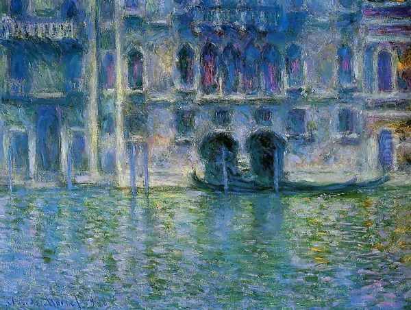 Palazzo da Mula Oil Painting by Claude Oscar Monet