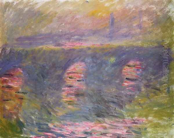 Waterloo Bridge I Oil Painting by Claude Oscar Monet