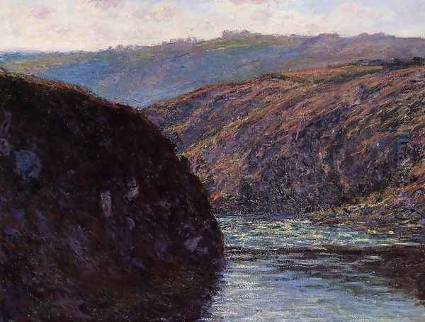 Valley of the Creuse, Afternoon Sunlight Oil Painting by Claude Oscar Monet