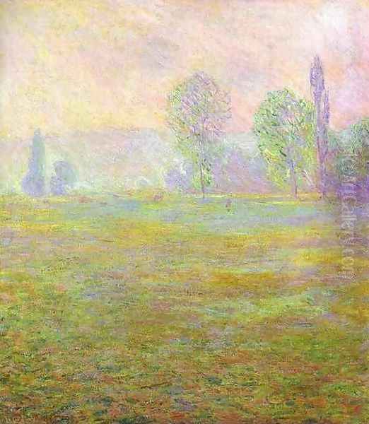 Meadows at Giverny Oil Painting by Claude Oscar Monet