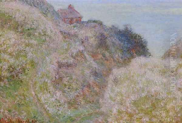 The Gorge du Petit Ailly, Verengeville, Grey Weather Oil Painting by Claude Oscar Monet