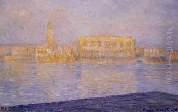 The Doges' Palace Seen from San Giorgio Maggiore III Oil Painting by Claude Oscar Monet