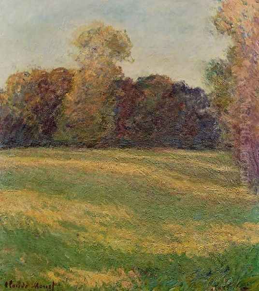 Meadow in the Sun Oil Painting by Claude Oscar Monet