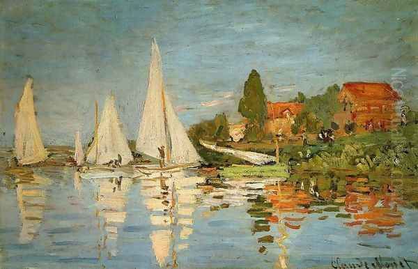 Regatta at Argenteuil 1 Oil Painting by Claude Oscar Monet