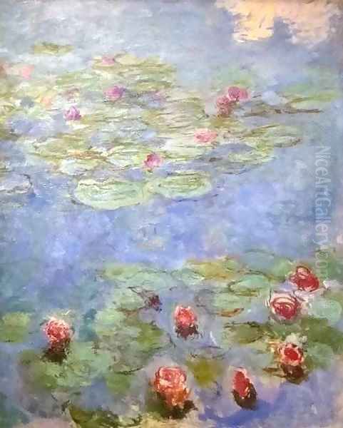 Water Lilies 3 Oil Painting by Claude Oscar Monet