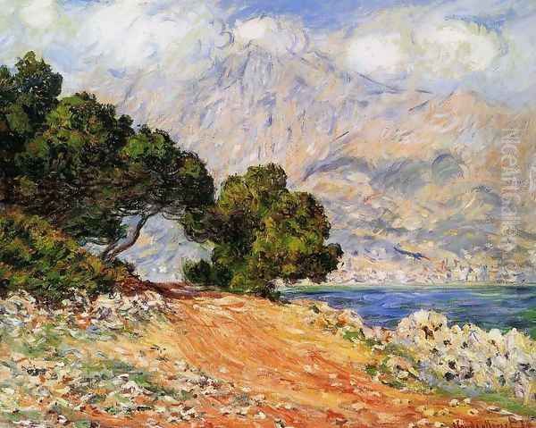 Menton Seen from Cap Martin Oil Painting by Claude Oscar Monet