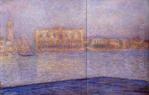 The Doges' Palace Seen from San Giorgio Maggiore I Oil Painting by Claude Oscar Monet