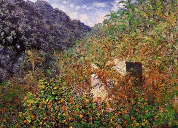 The Valley of Sasso, Bordighera 2 Oil Painting by Claude Oscar Monet