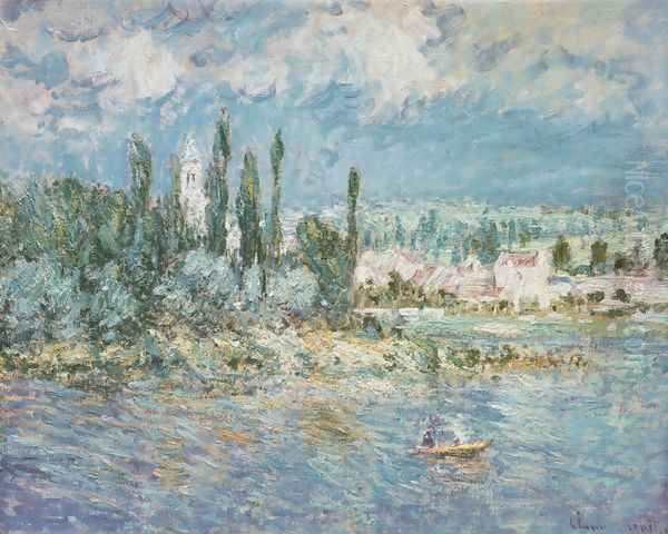 Thunderstorms Oil Painting by Claude Oscar Monet