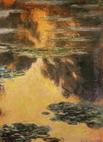 Water-Lilies 12 Oil Painting by Claude Oscar Monet