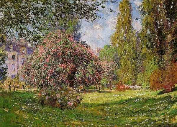 The Parc Monceau, Paris 1 Oil Painting by Claude Oscar Monet