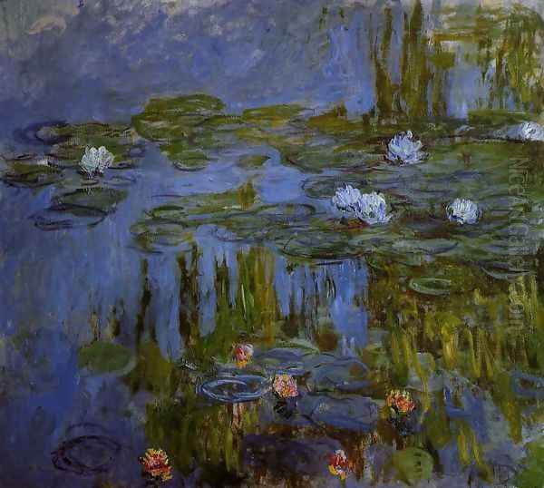 Water-Lilies 28 Oil Painting by Claude Oscar Monet