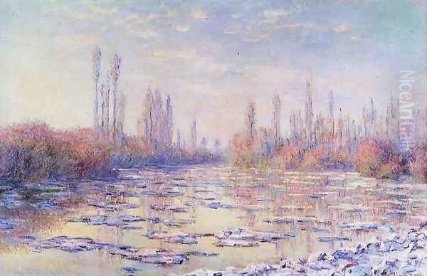 Floating Ice 1 Oil Painting by Claude Oscar Monet