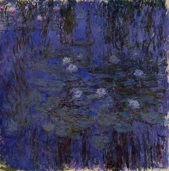 Water-Lilies 37 Oil Painting by Claude Oscar Monet