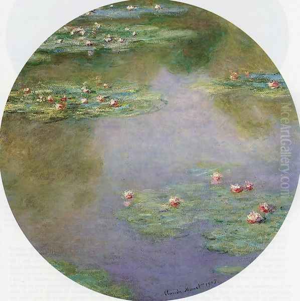 Water-Lilies 6 Oil Painting by Claude Oscar Monet