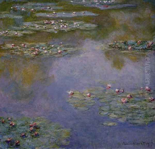 Water-Lilies 4 Oil Painting by Claude Oscar Monet