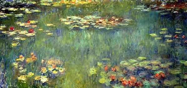 Pool with Waterlilies Oil Painting by Claude Oscar Monet