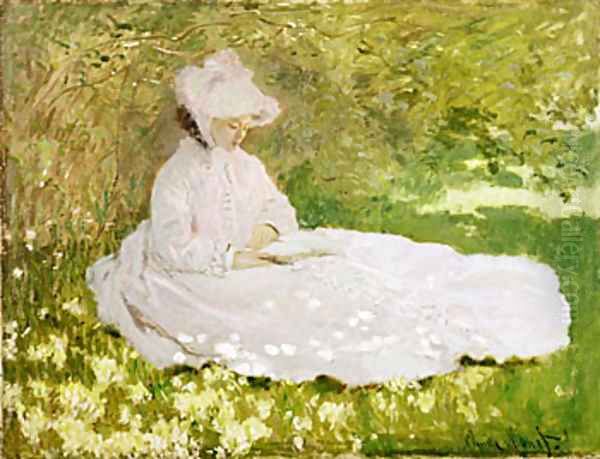 Springtime 2 Oil Painting by Claude Oscar Monet