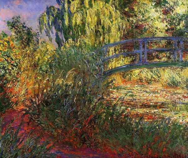 Path along the Water-Lily Pond 1900 Oil Painting by Claude Oscar Monet