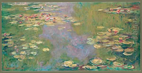 Water Lilies 1919 Oil Painting by Claude Oscar Monet