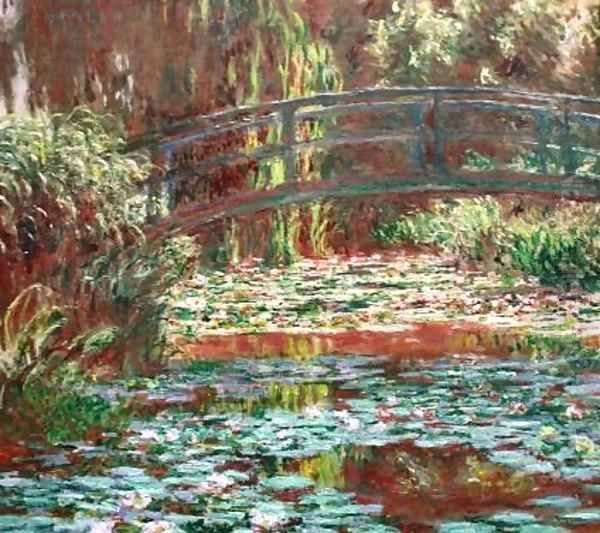 Water Lily Pool Oil Painting by Claude Oscar Monet