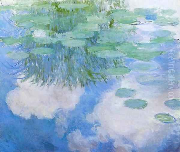 Water-Lilies6 1914 Oil Painting by Claude Oscar Monet