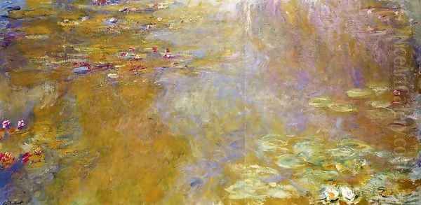 The Water-Lily Pond6 1917-1919 Oil Painting by Claude Oscar Monet