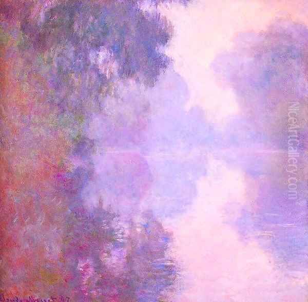 Misty morning on the seine 1892 Oil Painting by Claude Oscar Monet