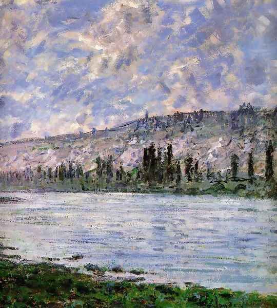 The Seine at Vetheuil (detail) 1880 Oil Painting by Claude Oscar Monet