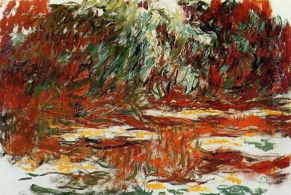 The Water-Lily Pond2 1918-1919 Oil Painting by Claude Oscar Monet