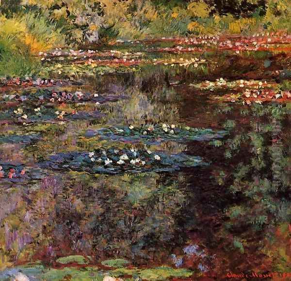 Water-Lilies2 1904 Oil Painting by Claude Oscar Monet