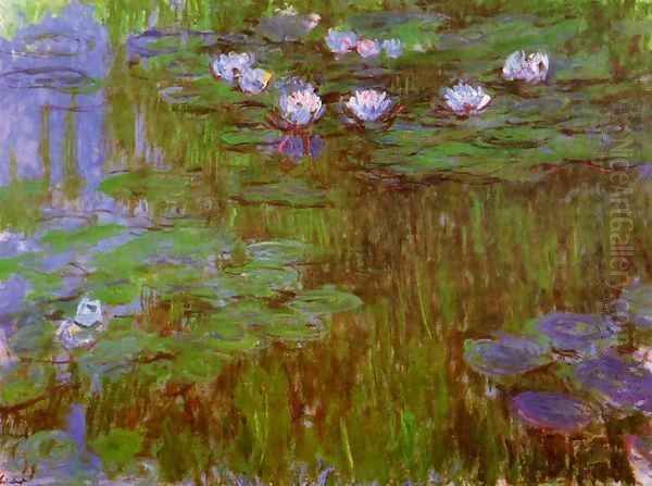 Water-Lilies2 1914-1917 Oil Painting by Claude Oscar Monet