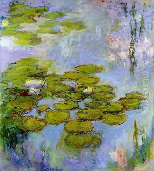 Water-Lilies6 1916-1919 Oil Painting by Claude Oscar Monet