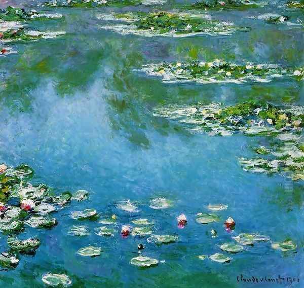 Water-Lilies1 1906 Oil Painting by Claude Oscar Monet