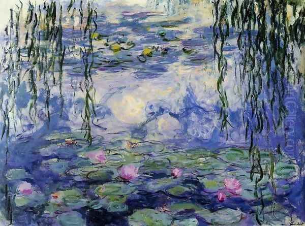 Water-Lilies3 1916-1919 Oil Painting by Claude Oscar Monet