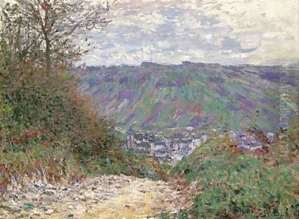 Chemin creux à Giverny Oil Painting by Claude Oscar Monet