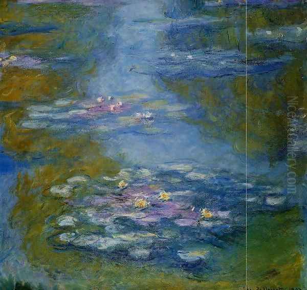 Water-Lilies2 1908 Oil Painting by Claude Oscar Monet