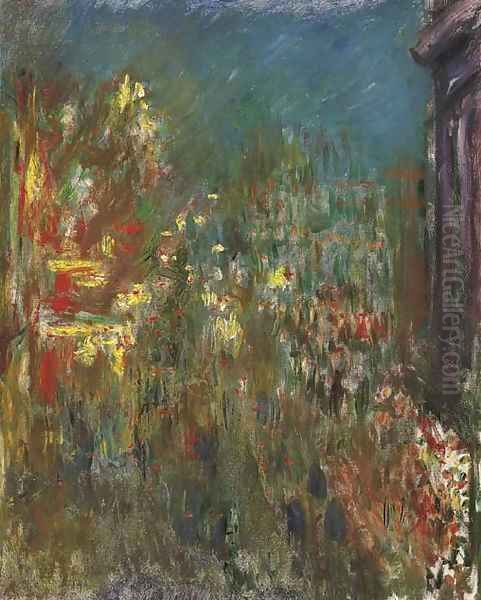 Leicester Square, la nuit Oil Painting by Claude Oscar Monet