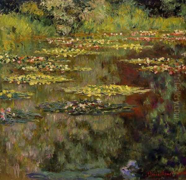 Water-Lilies4 1904 Oil Painting by Claude Oscar Monet