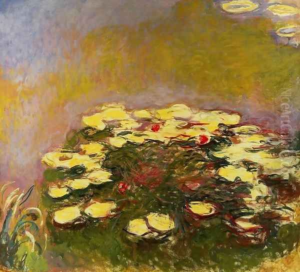 Water-Lilies5 1914-1917 Oil Painting by Claude Oscar Monet