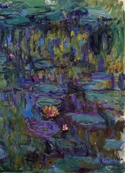 Water-Lilies8 1914-1917 Oil Painting by Claude Oscar Monet