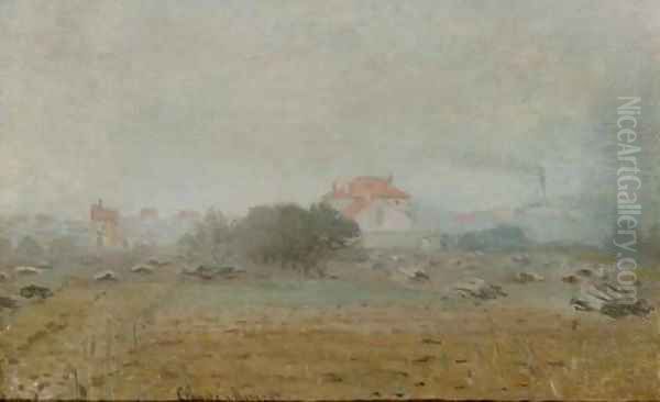 Effet de brouillard Oil Painting by Claude Oscar Monet