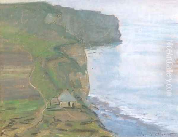 Etretat, le cap d'Antifer Oil Painting by Claude Oscar Monet