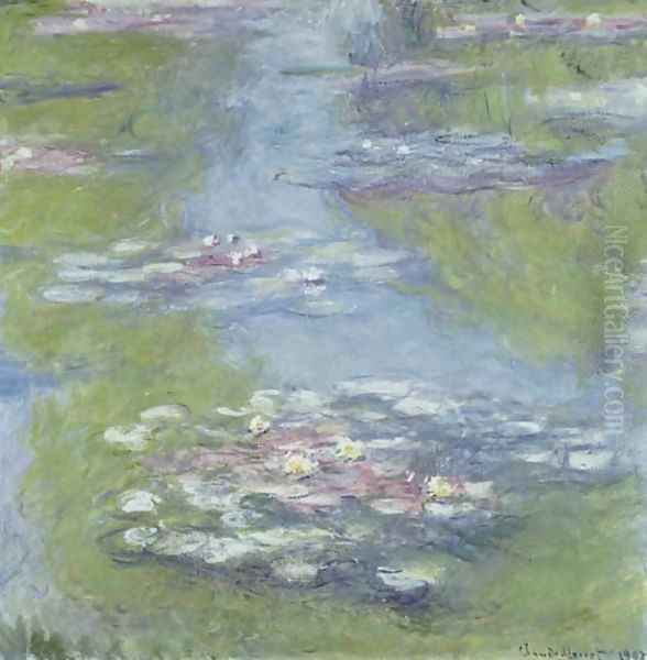 Nympheas Oil Painting by Claude Oscar Monet